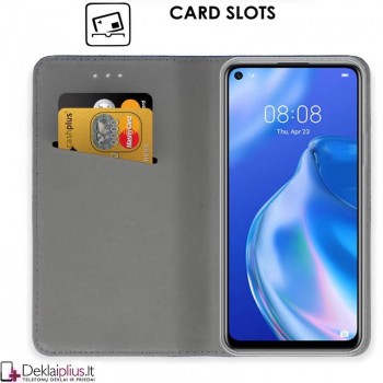 Telone smart magnet atverčiamas dėklas - auksinės spalvos (Huawei P40 Lite 5G) Telone smart magnet atverčiamas dėklas - auksinės spalvos (Huawei P40 Lite 5G)
